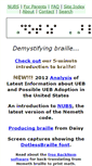 Mobile Screenshot of dotlessbraille.org